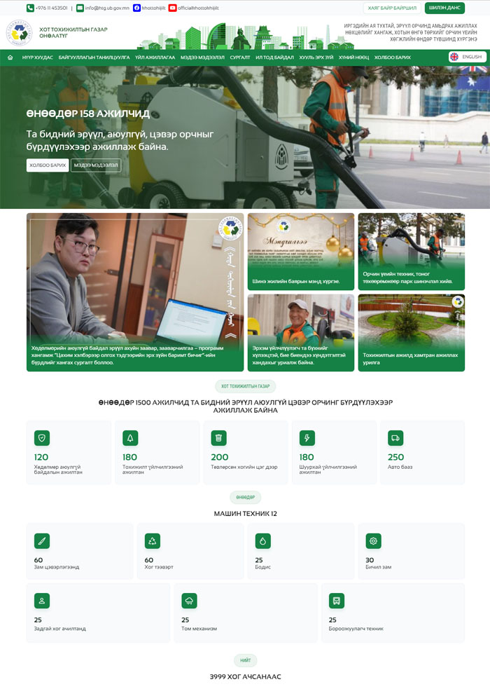 Хот Тохижилтийн Газар ОНӨААТҮГ